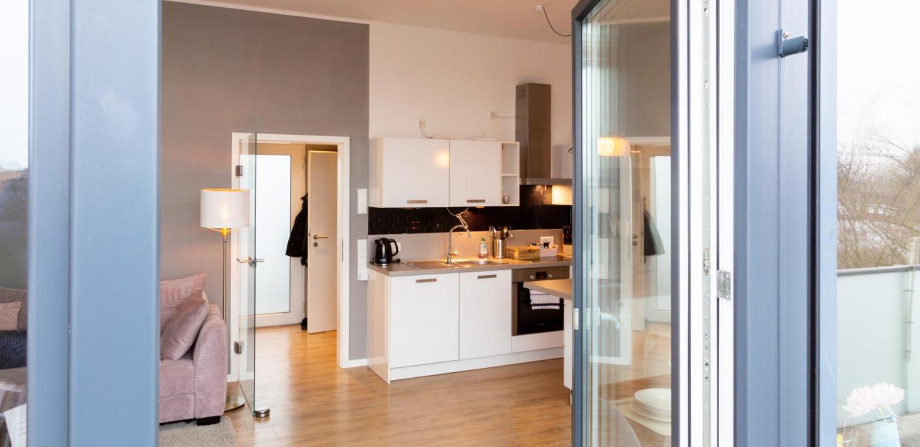 Apartamento Micasa Ol - Modernes Penthouse - Stellplatz - Kueche - Wlan - Dachterrasse Oldenburg Exterior foto